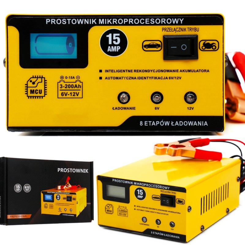 Prostownik mikroprocesorowy 6/12V KD1917