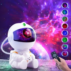 Projektor gwiazd i galaktyki lampka nocna Dziecko Astronauta + Pilot
