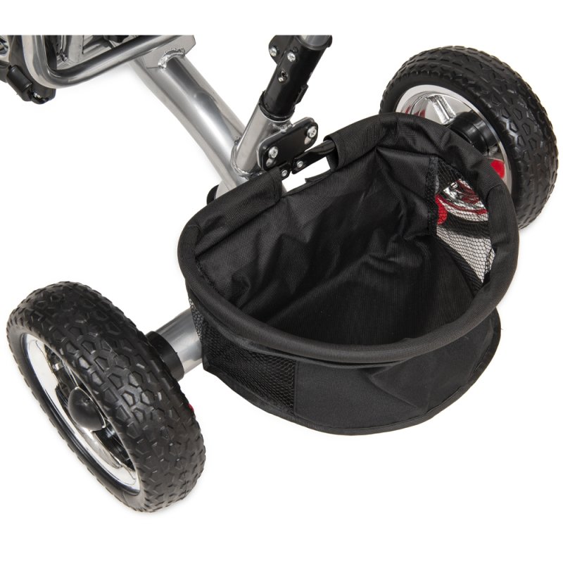 SDH174 Rowerek trójkołowy z daszkiem Grafitowy