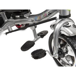 SDH174 Rowerek trójkołowy z daszkiem Grafitowy