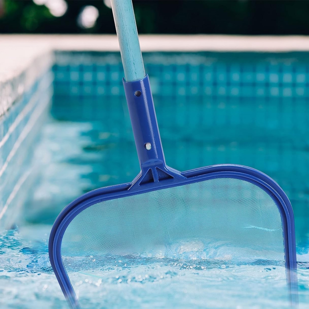 Siatka do wyławiania nieczystości z basenu + Kijek