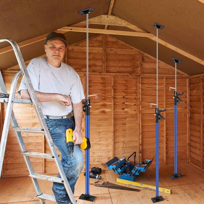 Rozpórka do montażu drzwi, futryn oraz podnośnik do mocowania płyt gk rozpierak 2w1 2 sztuki