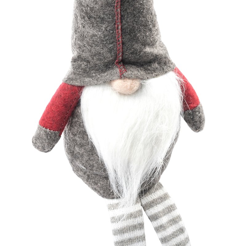 Skrzat świąteczny siedzący z długimi nogami