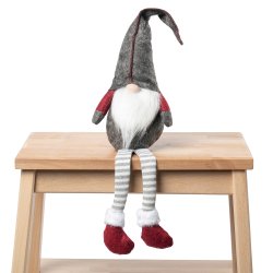 Skrzat świąteczny siedzący z długimi nogami