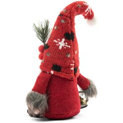 Skrzat świąteczny stojący z lampką