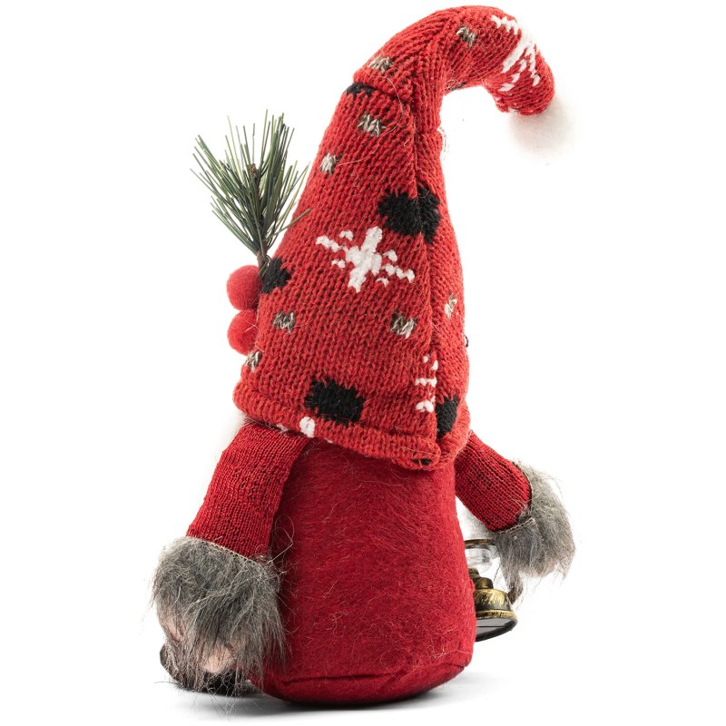 Skrzat świąteczny stojący z lampką