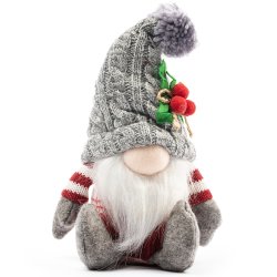 Skrzat świąteczny siedzący mikołaj