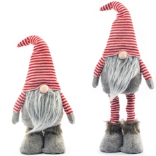 Skrzat świąteczny stojący gnom z teleskopowymi nogami