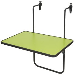 Stolik balkonowy zawieszany 60x40cm zielony