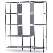 Szafa materiałowa składana 6 półek + 3 wieszaki