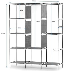 Szafa tekstylna, materiałowa składana garderoba