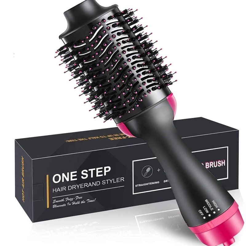 Szczotka elektryczna do włosów z suszarką 4w1