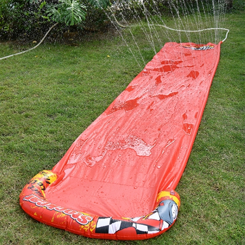 Ślizg wodny ślizgawka zjeżdzalnia dla dzieci Czerwona