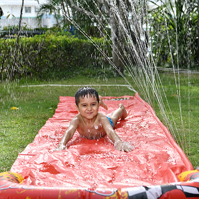 Ślizg wodny ślizgawka zjeżdzalnia dla dzieci Czerwona