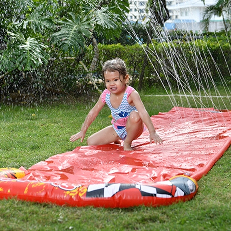 Ślizg wodny ślizgawka zjeżdzalnia dla dzieci Czerwona
