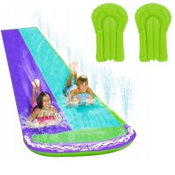 Ślizgawka wodna podwójna, ślizg wodny, zjeżdżalnia