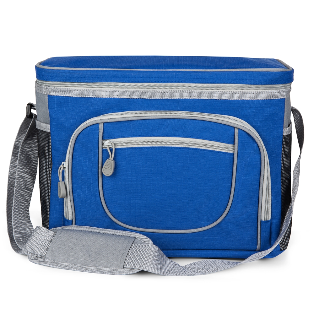 Torba termiczna z paskiem i kieszonkami Niebieska 30L