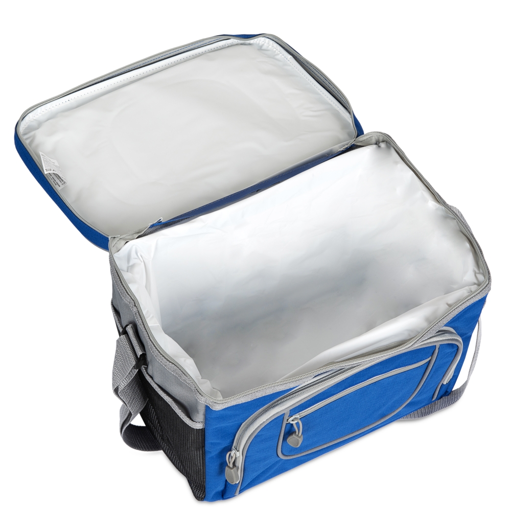 Torba termiczna z paskiem i kieszonkami Niebieska 30L