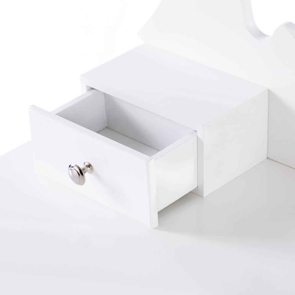 Toaletka kosmetyczna z lustrem + Taboret