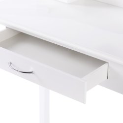 Toaletka kosmetyczna z ruchomym lustrem + Taboret