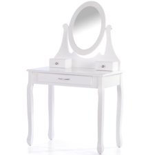 Toaletka kosmetyczna z lustrem + Taboret