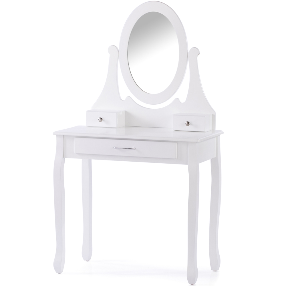 Toaletka kosmetyczna z lustrem + Taboret