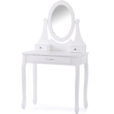 Toaletka kosmetyczna z lustrem + Taboret