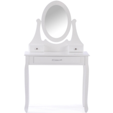 Toaletka kosmetyczna z lustrem + Taboret