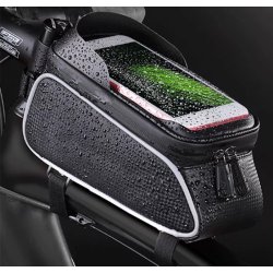 Torba rowerowa na ramę sakwa + Uchwyt na telefon