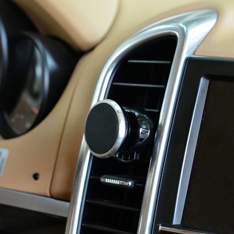 Uchwyt magnetyczny samochodowy do telefonu do kratki okrągły