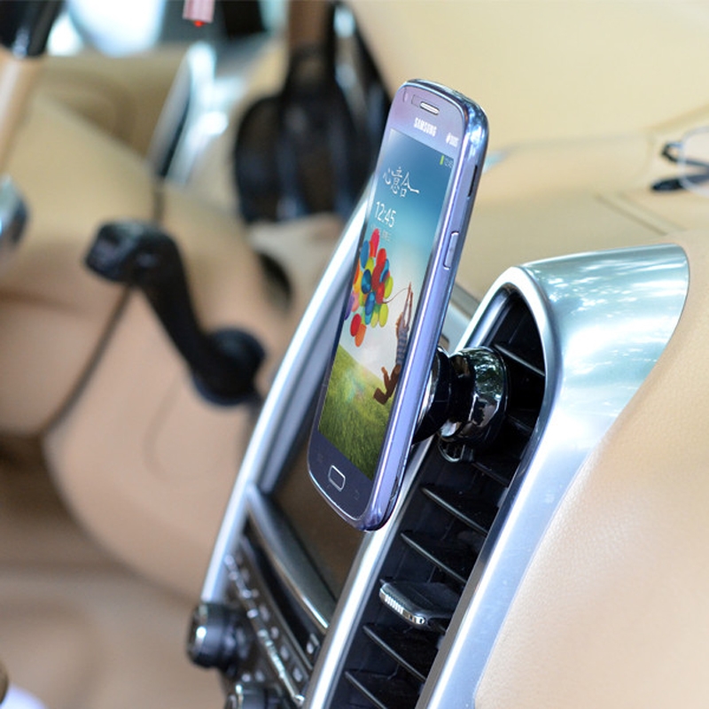 Uchwyt magnetyczny samochodowy do telefonu do kratki okrągły