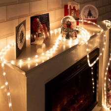 Wąż świetlny zewnętrzny IP44 10m 240LED Biały Ciepły