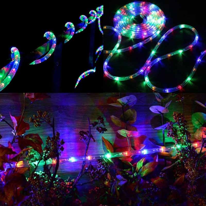 Wąż świetlny zewnętrzny IP44 10m 240LED Wielokolorowe