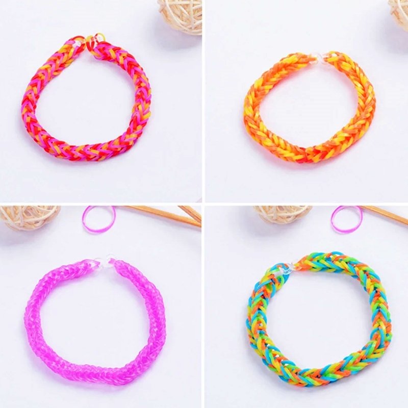 Zestaw gumek do robienia bransoletek