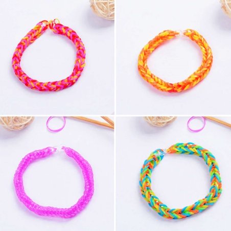 Zestaw gumek do robienia bransoletek