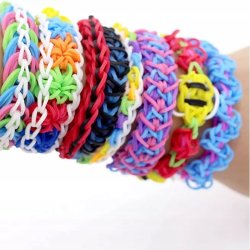 Zestaw gumek do robienia bransoletek