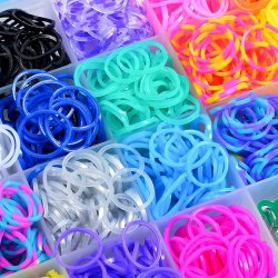 Zestaw gumek do robienia bransoletek