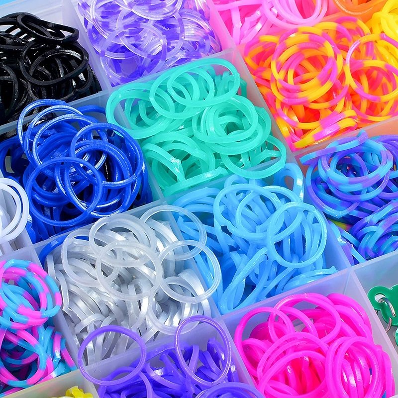 Zestaw gumek do robienia bransoletek