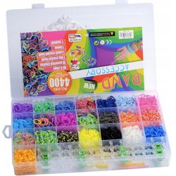 Zestaw gumek do robienia bransoletek