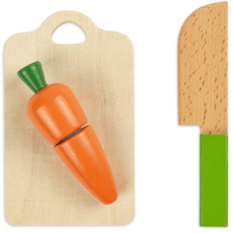 Zestaw drewnianych Owoców i Warzyw do krojenia zapinane na rzep