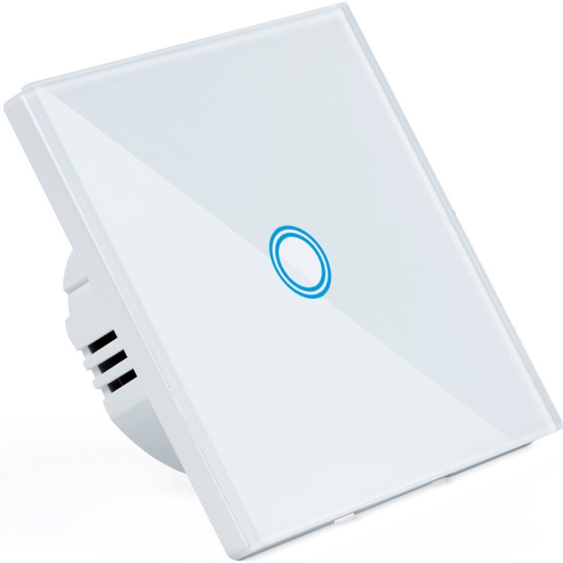 Włącznik światła pojedynczy biały