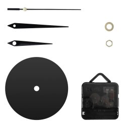 Zegar ścienny 3D naklejany z cyframi Czarny