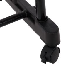 Wieszak na ubrania teleskopowy z kółkami + półka na buty