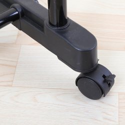 SDH169 Wieszak na ubrania pojedynczy z kółkami