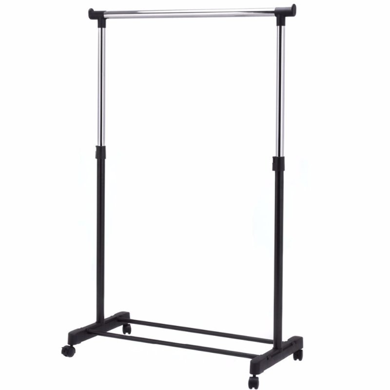 SDH169 Wieszak na ubrania pojedynczy z kółkami