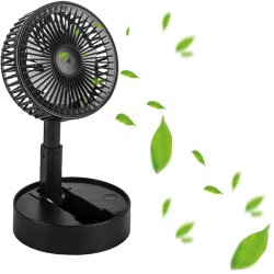 Wentylator biurkowy składany na akumulator USB