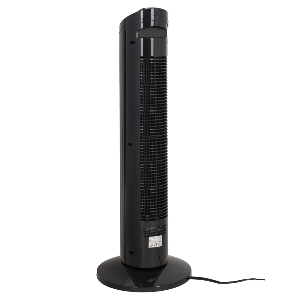 Wentylator kolumnowy podłogowy 70W Czarny + Pilot