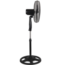 Wentylator podłogowy, wiatrak stojący 55W Czarny + Pilot