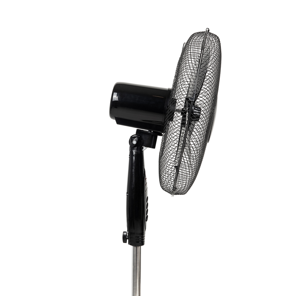 Wentylator podłogowy wiatrak stojący 55W Czarny + Pilot