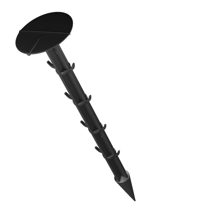 Agrowłóknina ściółkująca 90g/m2 1,1x50m 50 Szpilek